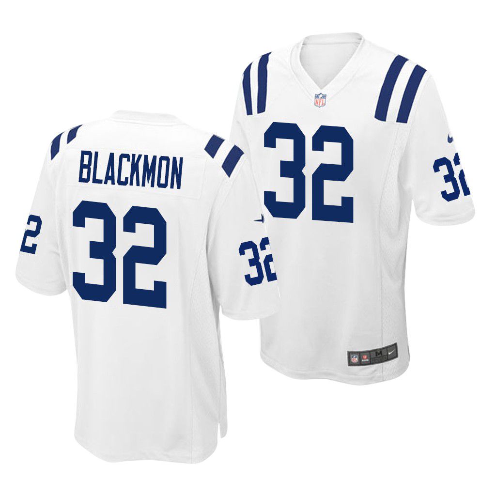 Men Indianapolis Colts #32 Julian Blackmon Nike White Game NFL Jersey